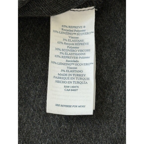 Faherty Black Long Sleeve Dress - Picture 8 of 12